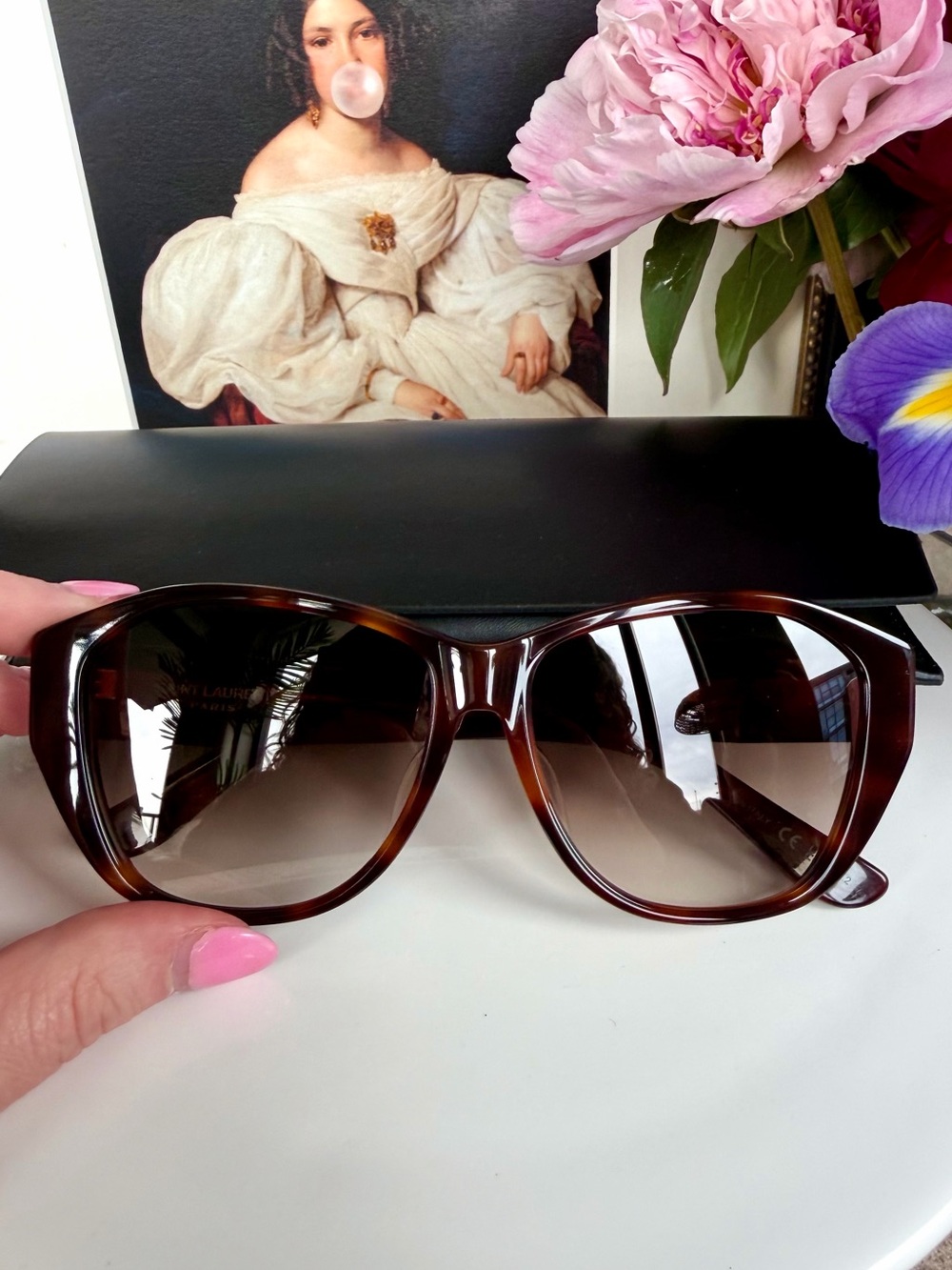 YSL Tortoise Signature Sunnies